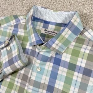 Tommy Bahama Sarasota Stretch‎ Shirt Mens Medium M Long Sleeve Casual
